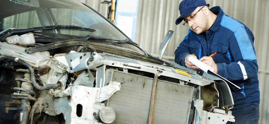 our collision repair process